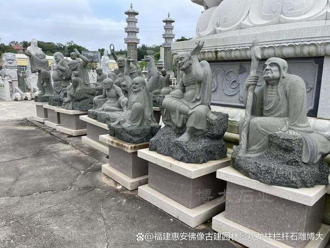民居中的搭配方法石雕十八罗汉在(图4)